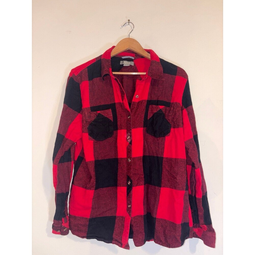 100% Cotton Natural Reflections Flannel - Size Large